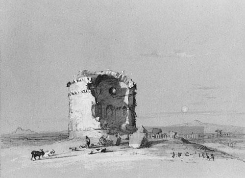 Torre Dei Schiavi Die römische Campagna Jasper Francis Cropsey Ölgemälde